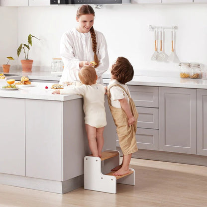 Boori Tidy Solid Wood Children's Step Stool - Against The Grain Childrens Furniture & Essentials