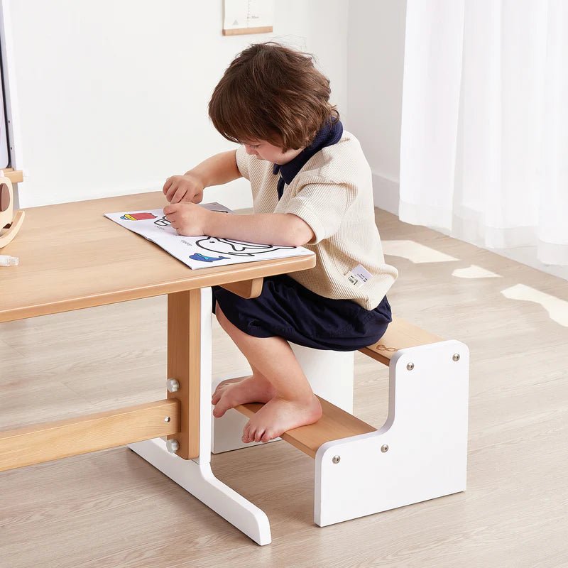 Boori Tidy Solid Wood Children's Step Stool - Against The Grain Childrens Furniture & Essentials