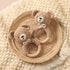 Crochet Bear Rattle Ring - Against The Grain Childrens Furniture & Essentials