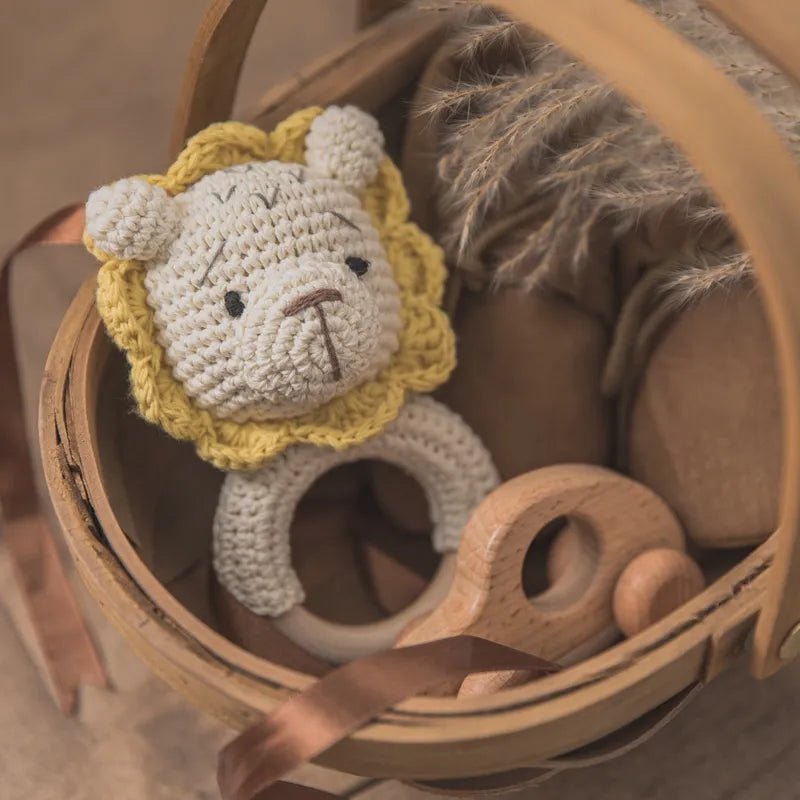 Crochet Lion Gift Box - Against The Grain Childrens Furniture & Essentials