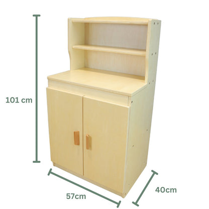 Large Natural Wood Pretend Kitchen - Against The Grain Childrens Furniture & Essentials