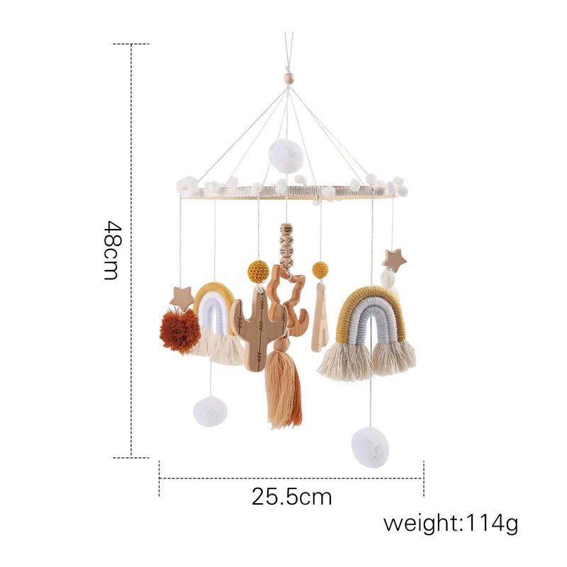 Macrame Baby Mobile - Against The Grain Childrens Furniture & Essentials