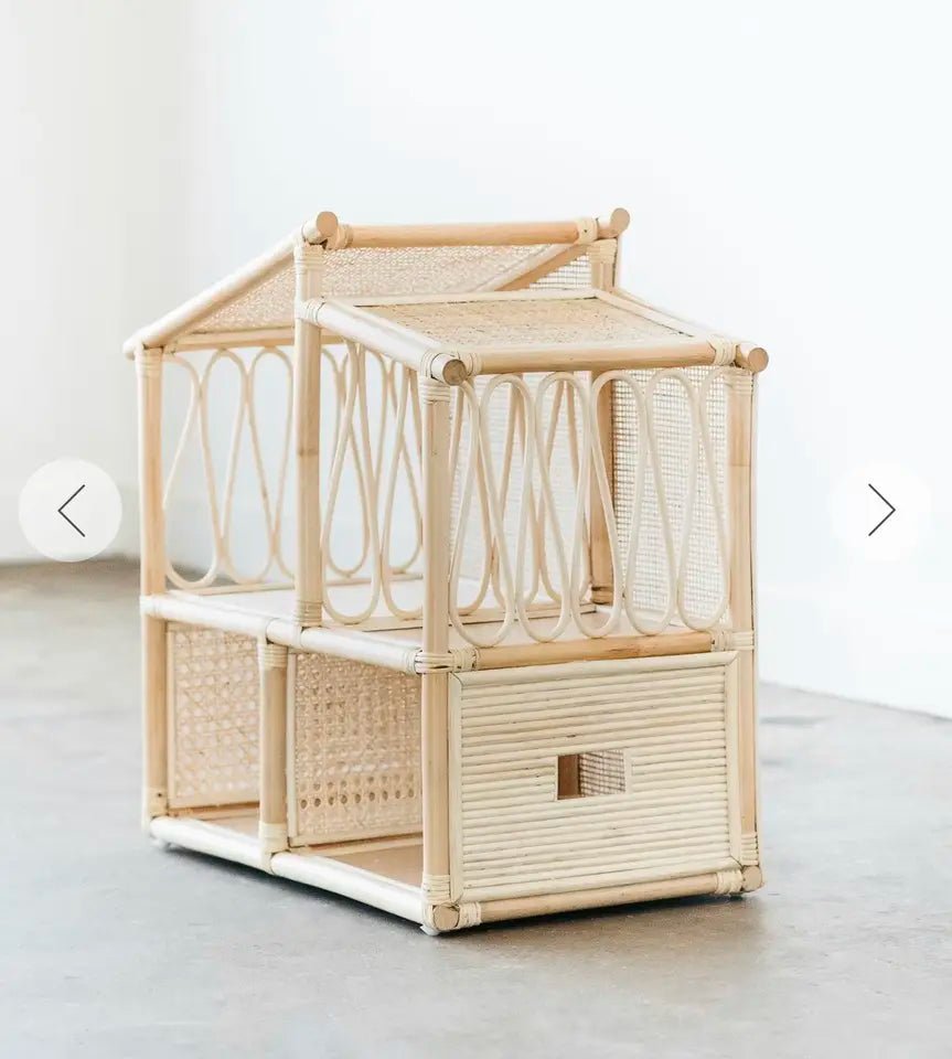 Malibu Rattan Doll House Against The Grain Childrens Furniture Essentials