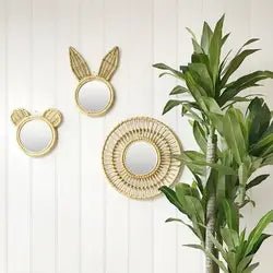 Millie Rattan Wall Mirror - Against The Grain Childrens Furniture & Essentials