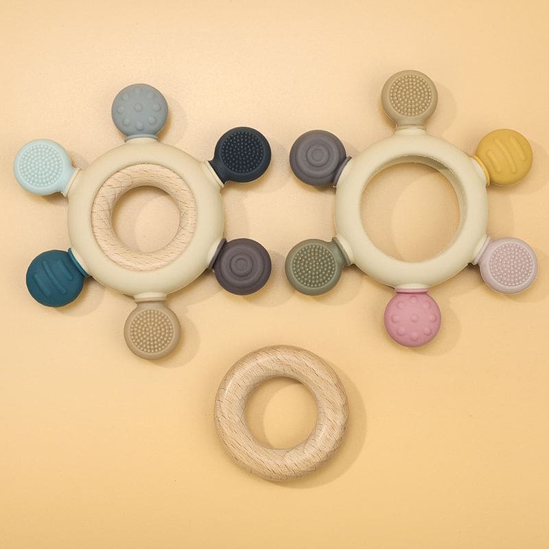 Orbit Silicone Teether - Against The Grain Childrens Furniture & Essentials