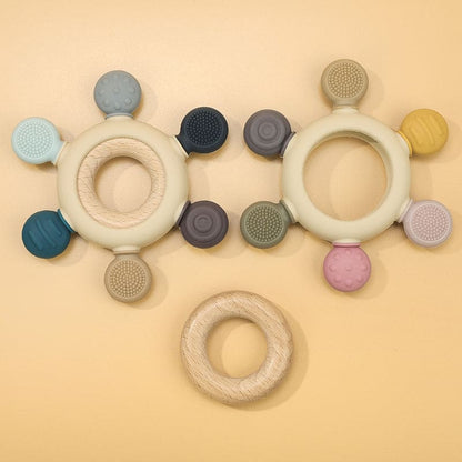 Orbit Silicone Teether - Against The Grain Childrens Furniture & Essentials