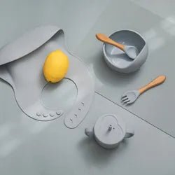 Silicone Feeding Set - Against The Grain Childrens Furniture & Essentials