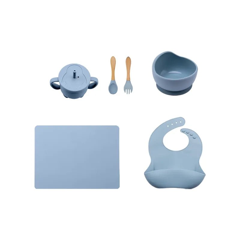 Silicone Feeding Set - Against The Grain Childrens Furniture & Essentials