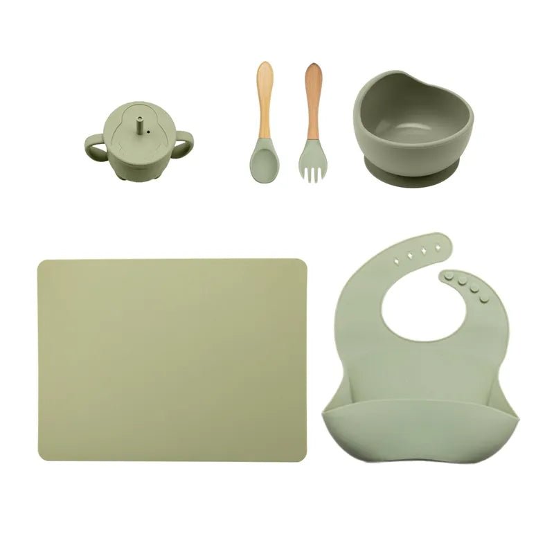 Silicone Feeding Set - Against The Grain Childrens Furniture & Essentials