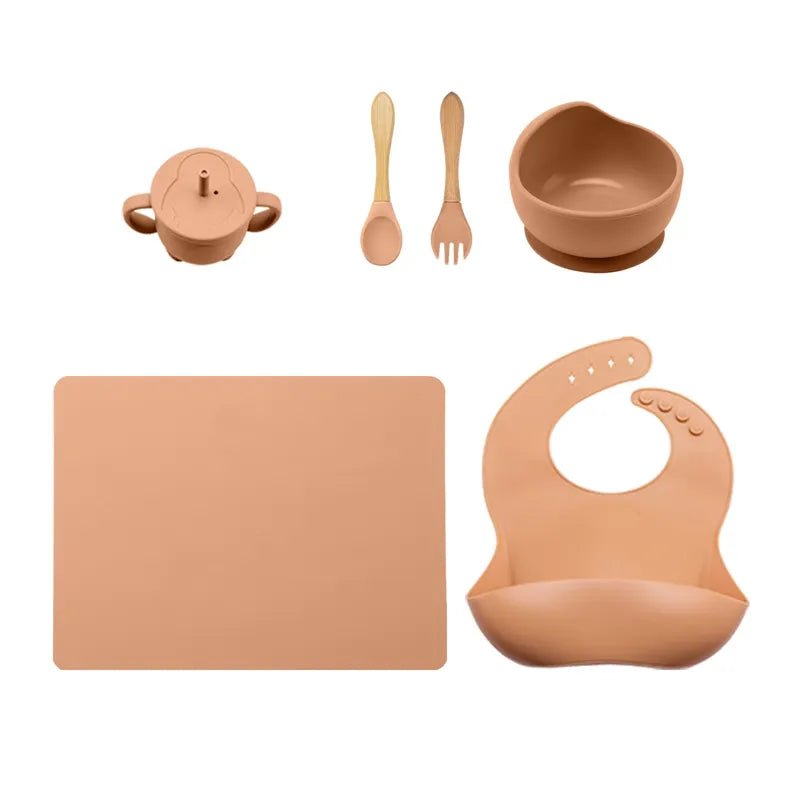 Silicone Feeding Set - Against The Grain Childrens Furniture & Essentials