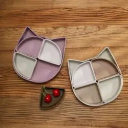 Silicone Kitten Dinner Plate - Against The Grain Childrens Furniture & Essentials