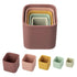 Silicone Pastel Stacking Cups - Against The Grain Childrens Furniture & Essentials