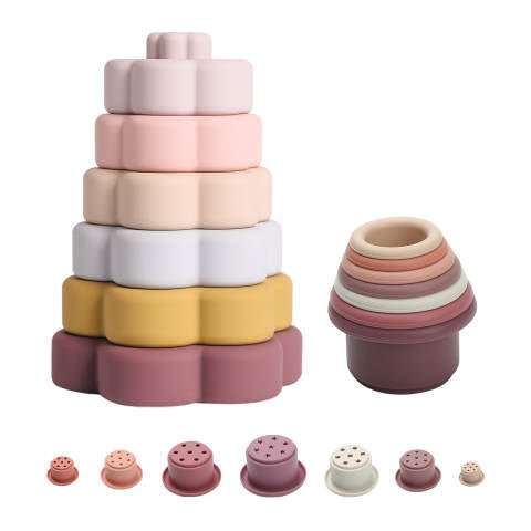 Silicone Stacker Set - Against The Grain Childrens Furniture & Essentials